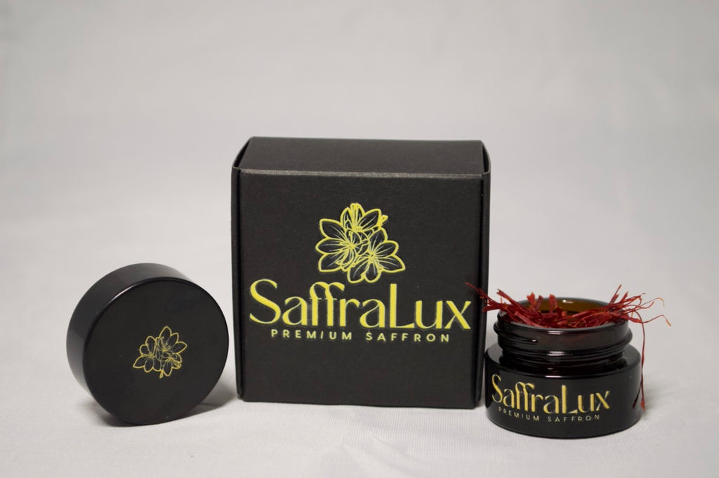 SaffraLux Premium Saffron 1G Jar